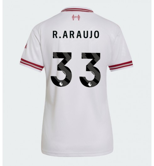 Liverpool Ronald Araujo #33 Venkovní Dres pro Dámské 2026-27 Krátký Rukáv Liverpool Ronald Araujo #33 Venkovní Dres pro Dámské 2026-27 Krátký Rukáv